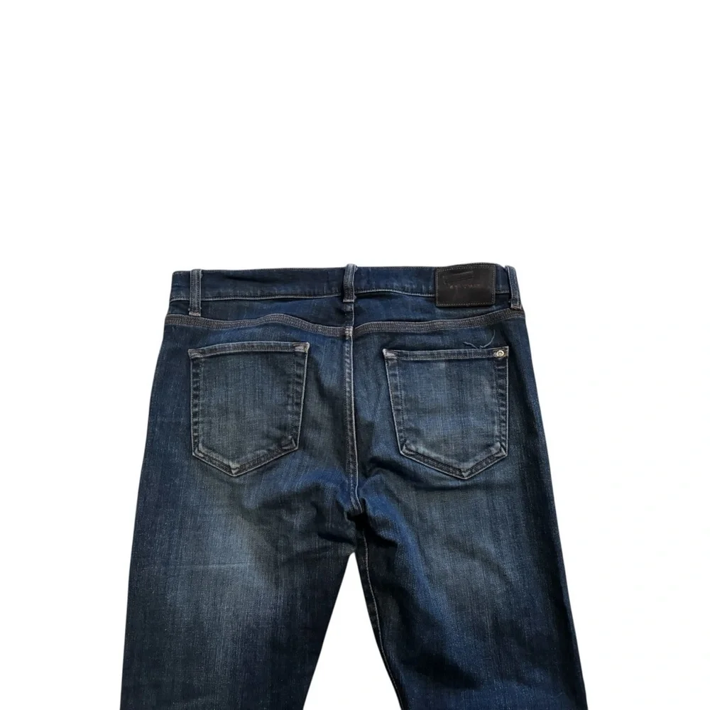 Baldwin Men’s 76 Slim Japanese Selvedge Size 34 Button Fly USA Denim Jeans - Picture 7 of 9